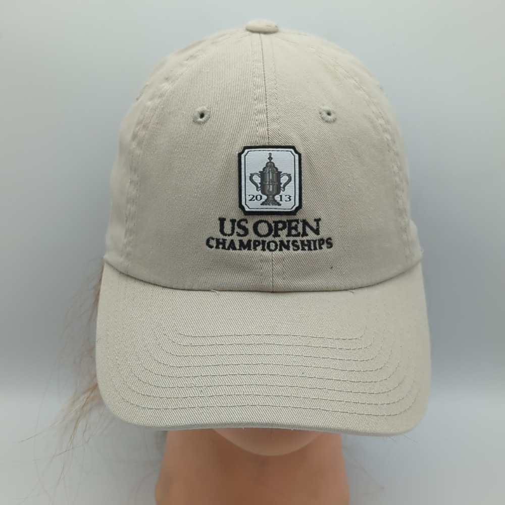 US Open Championships 2013 Tennis Hat Cap Adjustable American Needle Beige
